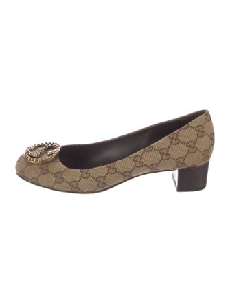 Gucci GG Canvas Canvas Pumps