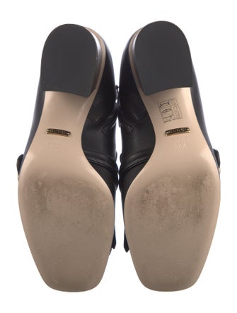 Gucci Leather Fringe Trim Accent Boots