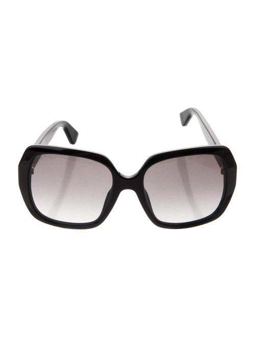 Gucci Web Accent Oversize Sunglasses