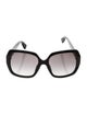 Gucci Web Accent Oversize Sunglasses