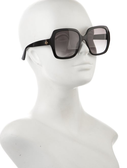 Gucci Web Accent Oversize Sunglasses