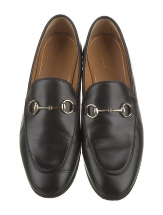 Gucci Horsebit Accent Leather Loafers