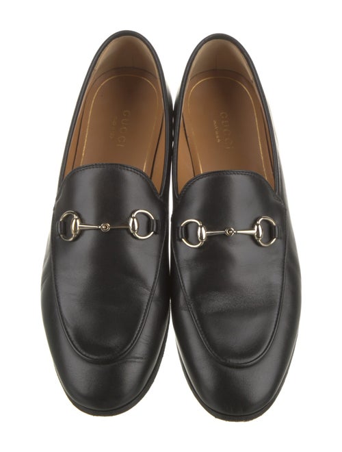 Gucci Horsebit Accent Leather Loafers
