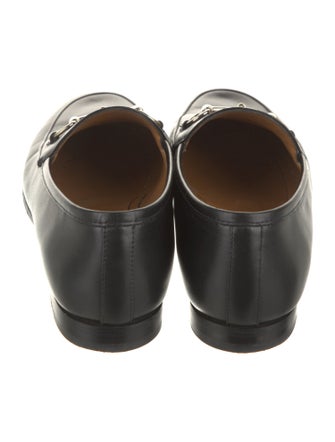 Gucci Horsebit Accent Leather Loafers