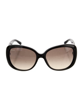Gucci Web Accent Oversize Sunglasses