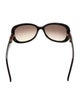 Gucci Web Accent Oversize Sunglasses
