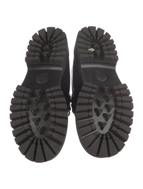 Gucci Interlocking G Logo Leather Loafers