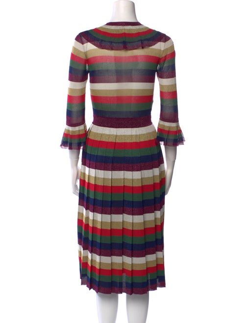 Gucci Striped Midi Length Dress