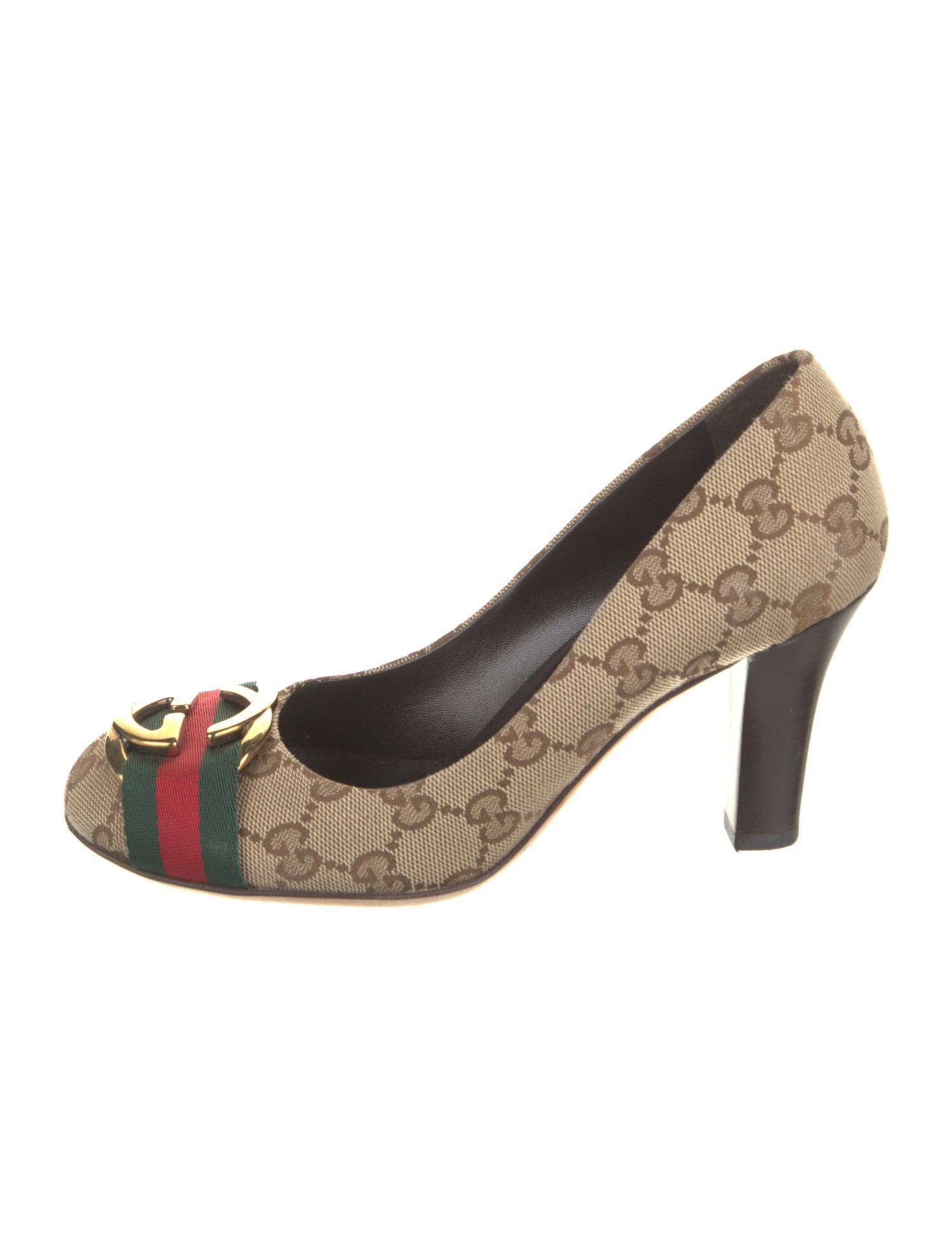Gucci GG Canvas Canvas Pumps