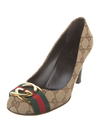 Gucci GG Canvas Canvas Pumps