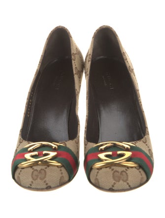 Gucci GG Canvas Canvas Pumps