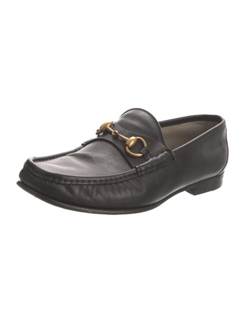 Gucci 1955 Horsebit Accent Leather Dress Loafers
