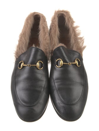 Gucci 1955 Horsebit Accent Leather Mules