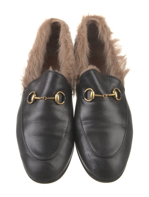 Gucci 1955 Horsebit Accent Leather Mules