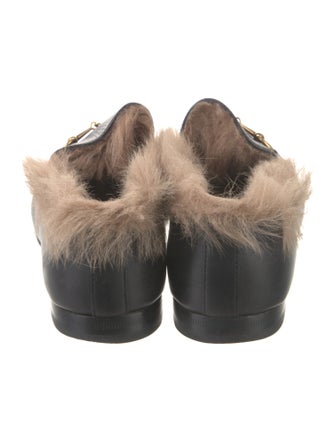 Gucci 1955 Horsebit Accent Leather Mules