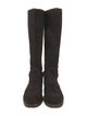 Gucci Horsebit Accent Suede Riding Boots
