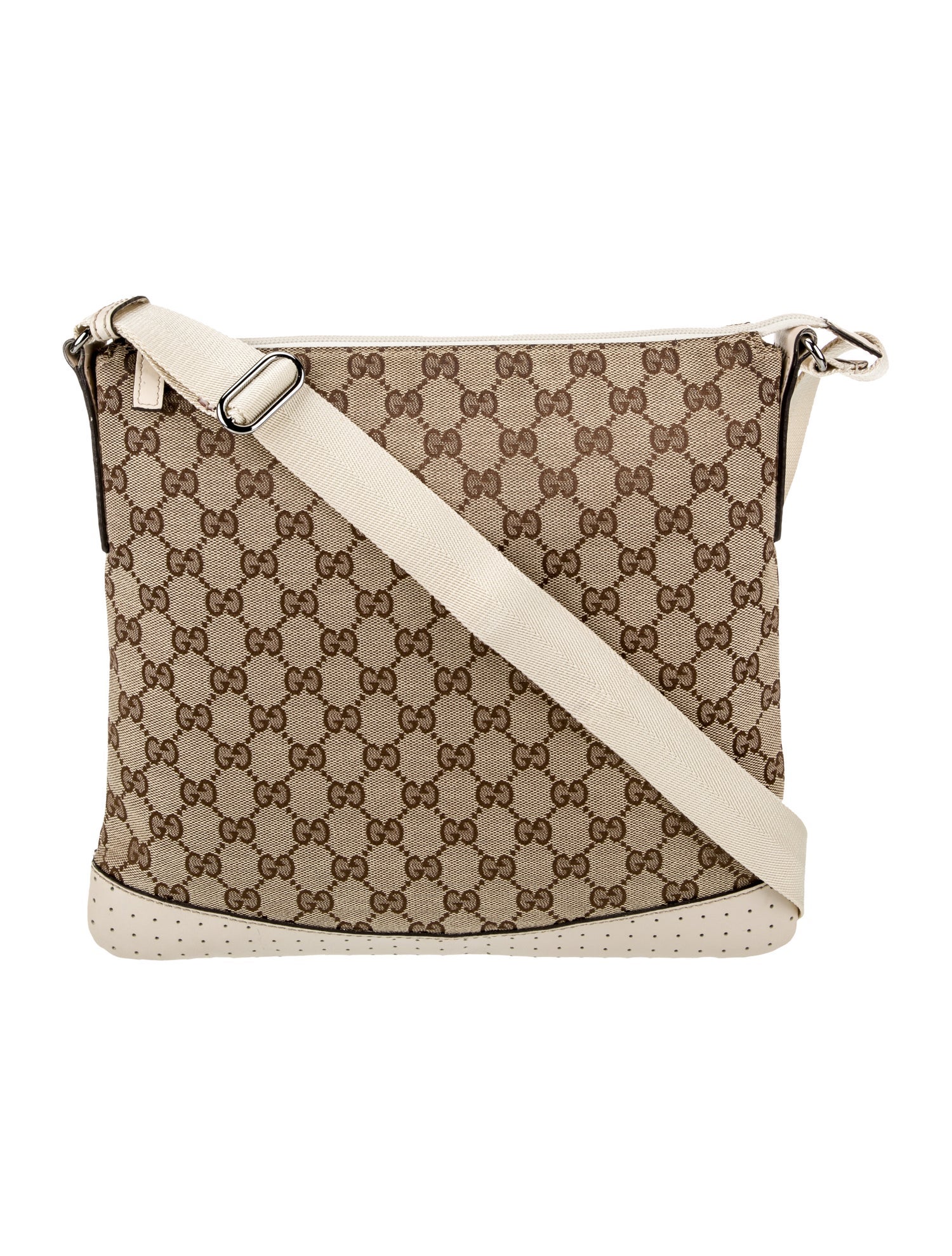 Gucci GG Canvas Messenger Bag Vintage