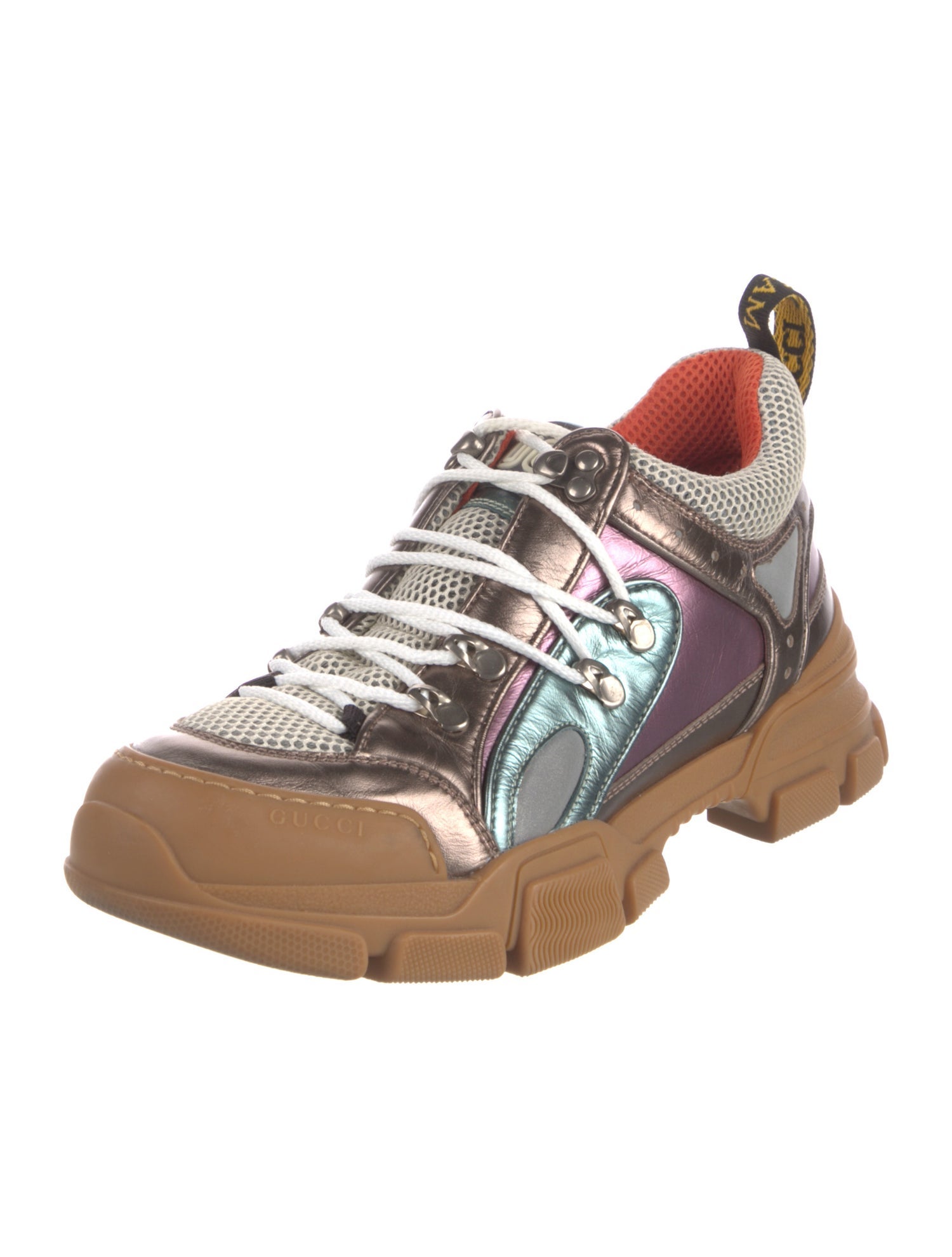 Gucci Leather Chunky Sneakers