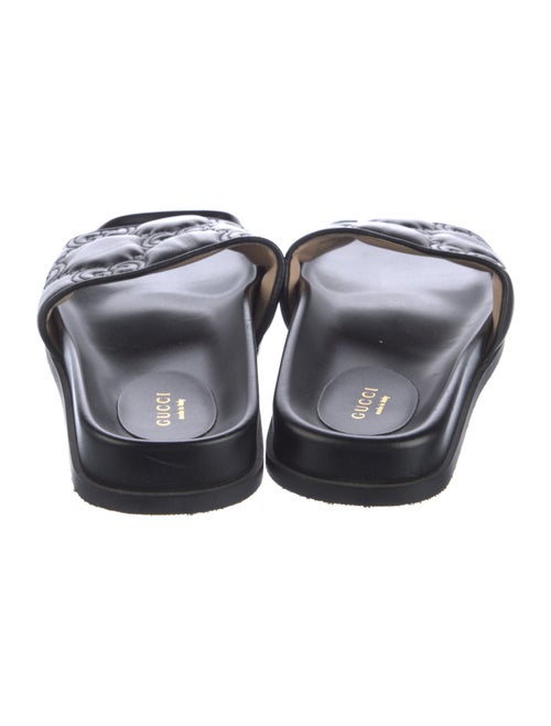 Gucci GG Signature Leather Slides