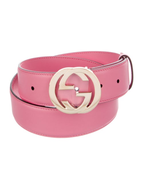 Gucci Interlocking G Logo Leather Belt