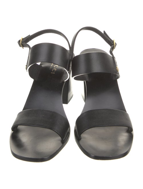 Gucci Leather Slingback Sandals