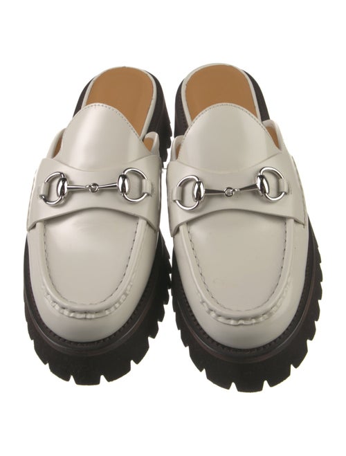 Gucci Horsebit Accent Leather Mules
