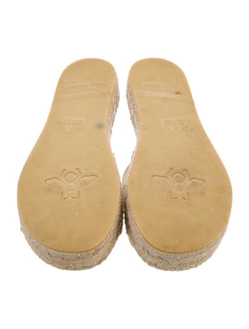 Gucci Interlocking G Logo Canvas Espadrilles
