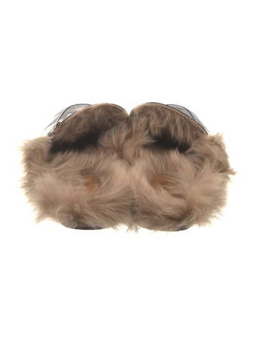 Gucci Horsebit Accent Leather Slides