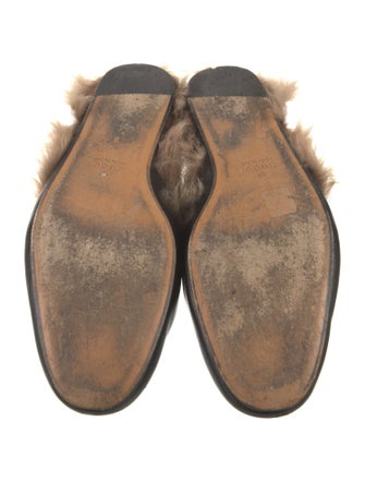 Gucci Horsebit Accent Leather Slides