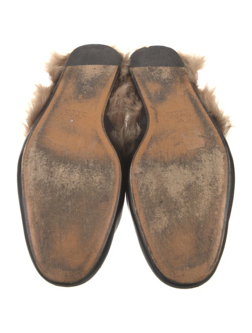 Gucci Horsebit Accent Leather Slides