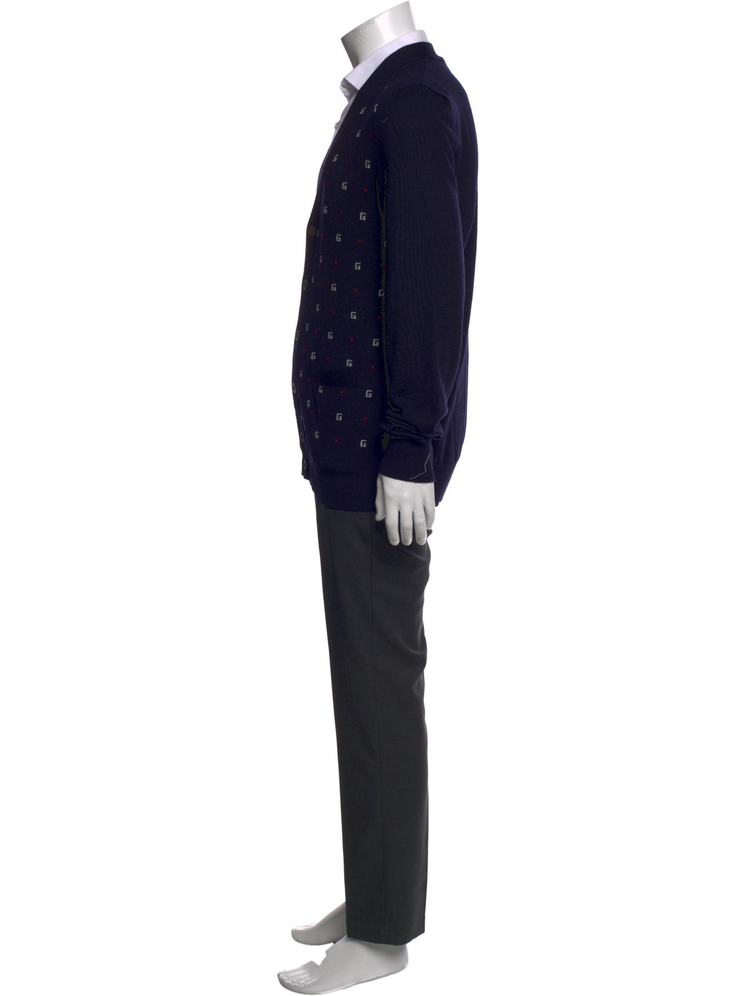 Gucci Wool V-Neck Cardigan