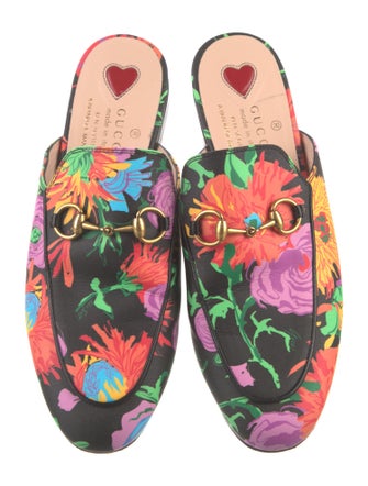 Gucci Horsebit Accent Leather Mules