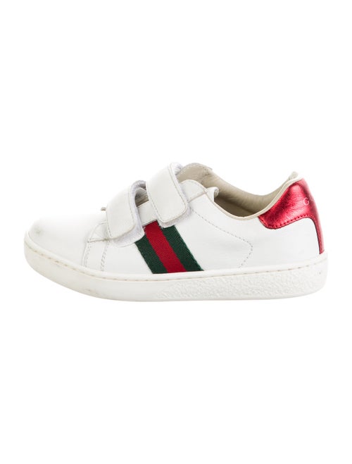 Gucci Boys' Low Top Leather Sneakers