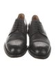 Gucci Leather Lasercut Accents Derby Shoes