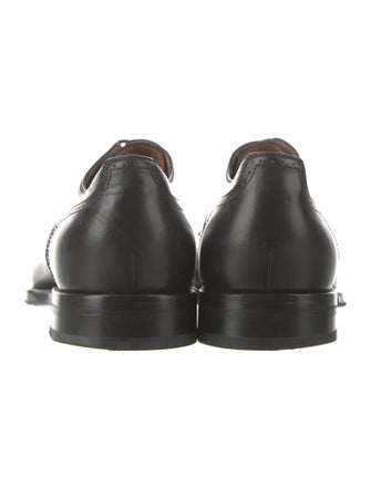 Gucci Leather Lasercut Accents Derby Shoes
