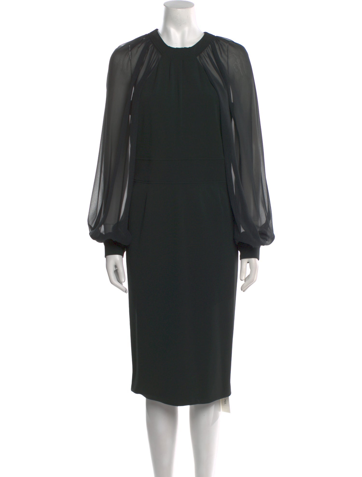 Gucci Crew Neck Midi Length Dress