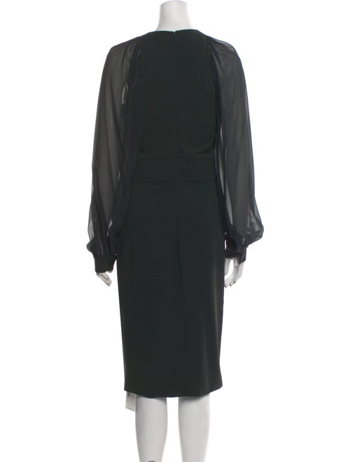 Gucci Crew Neck Midi Length Dress