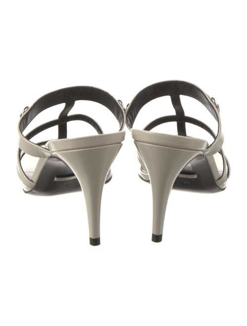 Gucci Horsebit Accent Patent Leather Slides