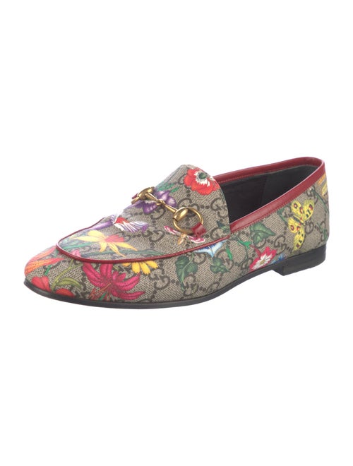 Gucci Flora Print Loafers