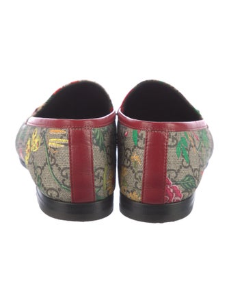 Gucci Flora Print Loafers