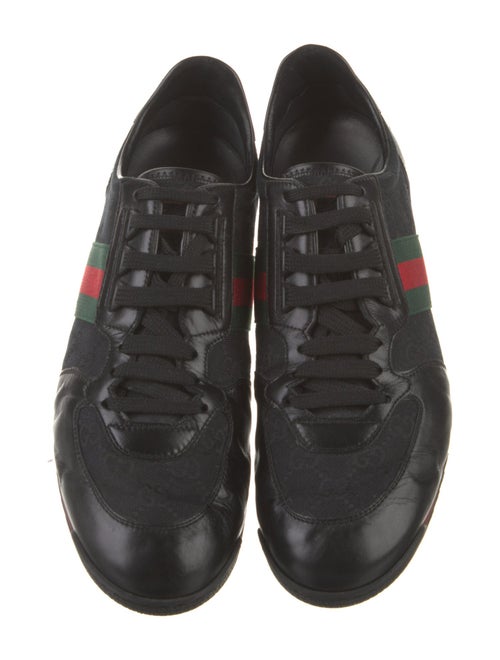 Gucci GG Canvas Leather Sneakers