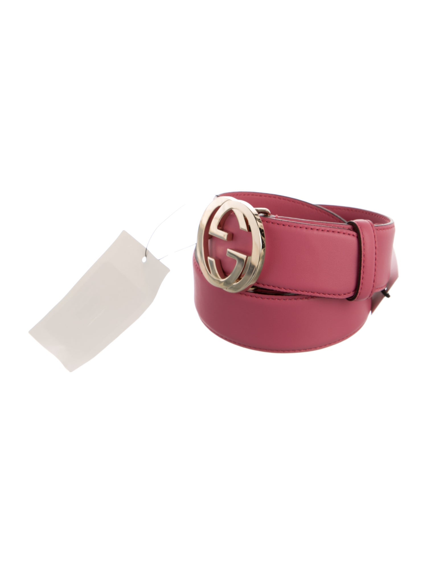 Gucci Interlocking G Logo Leather Belt