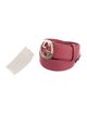 Gucci Interlocking G Logo Leather Belt