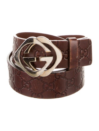 Gucci Embossed. Interlocking G Logo Belt