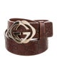 Gucci Embossed. Interlocking G Logo Belt