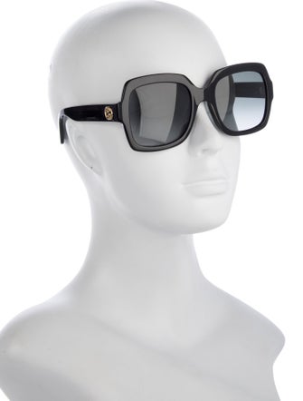 Gucci Interlocking G Logo Square Sunglasses