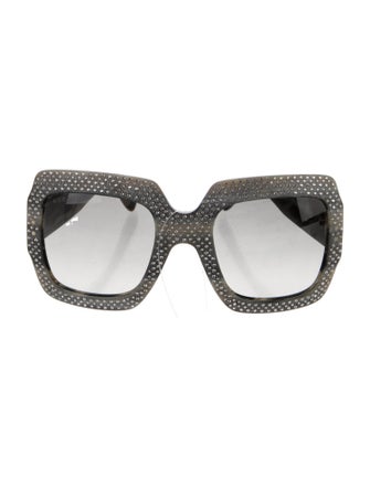 Gucci Interlocking G Logo Oversize Sunglasses