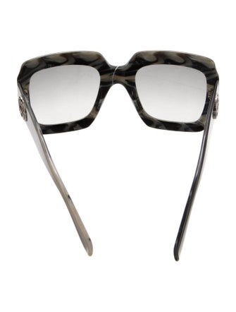 Gucci Interlocking G Logo Oversize Sunglasses