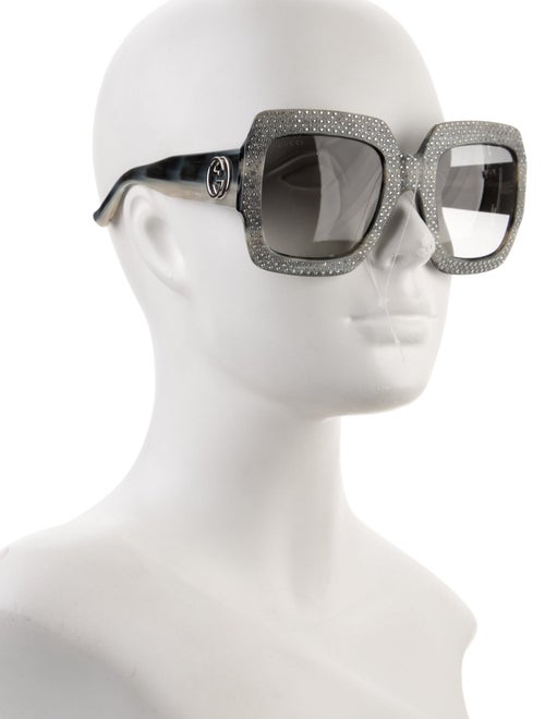 Gucci Interlocking G Logo Oversize Sunglasses