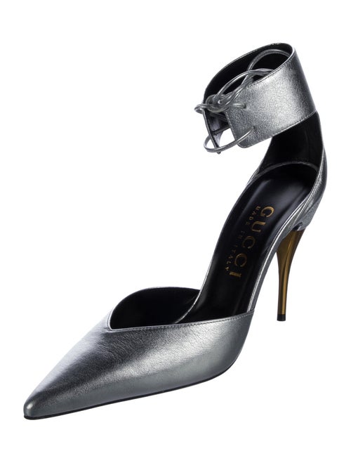 Gucci Leather D'Orsay Pumps